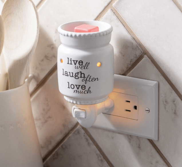 Live Laugh Love Pluggable Fragrance Warmer-Hidden Springs Candle Co