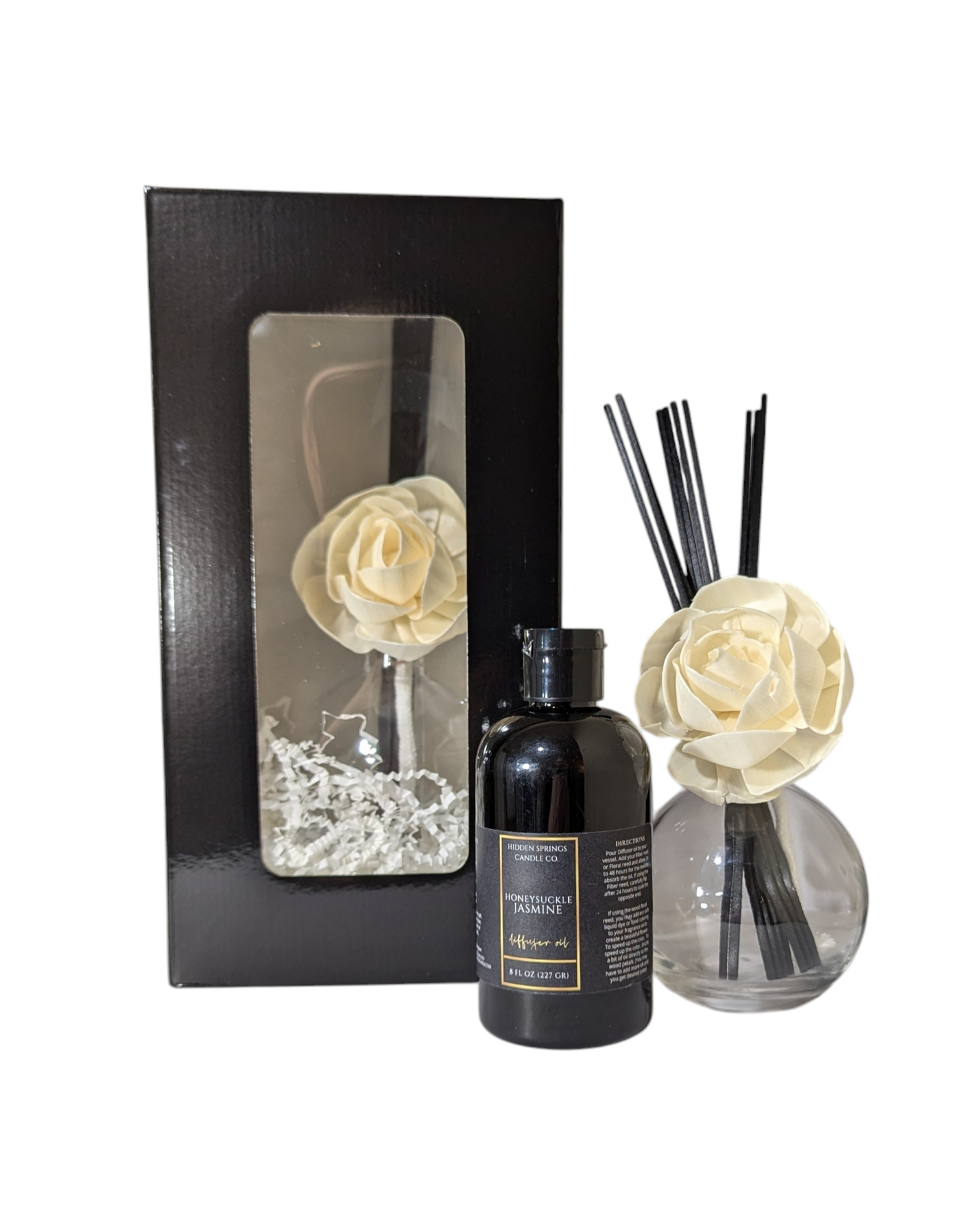 Spherical Glass Diffuser Set-Hidden Springs Candle Co