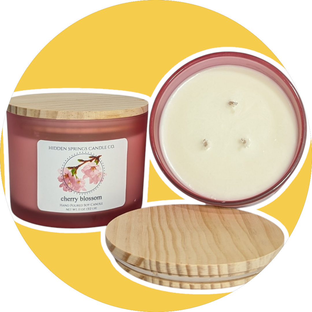 Cherry Blossom 3-Wick Soy Candle