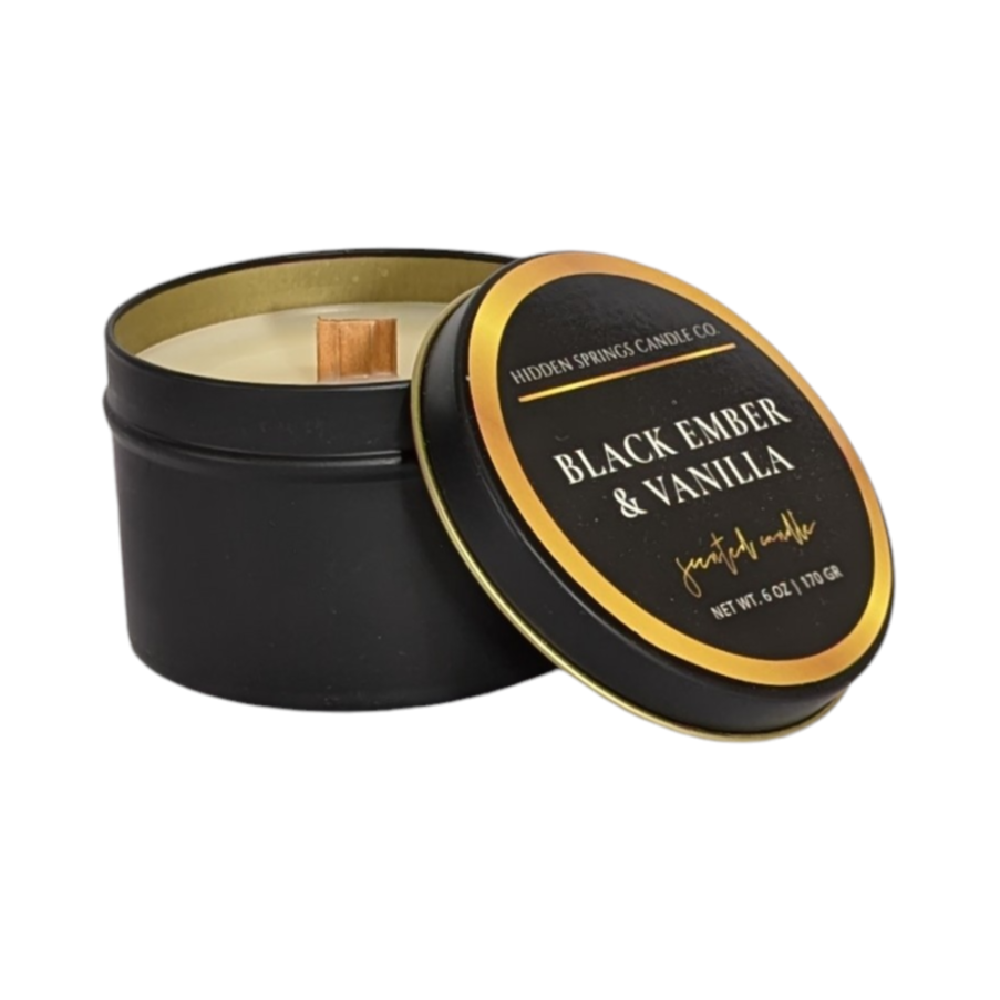 Black Ember & Vanilla - Hidden Springs Candle Co
