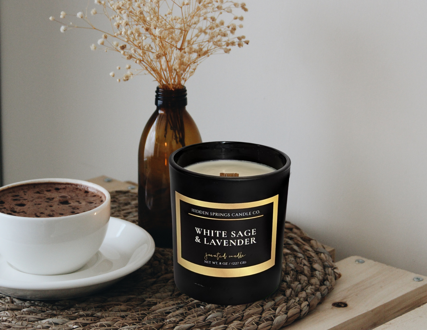 White Sage & Lavender-Hidden Springs Candle Co