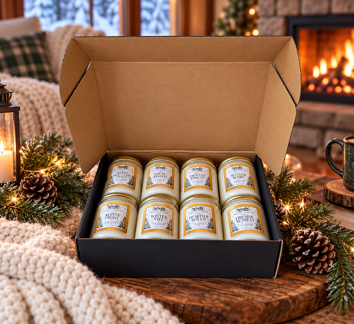 Cozy Winter Candle Gift Set