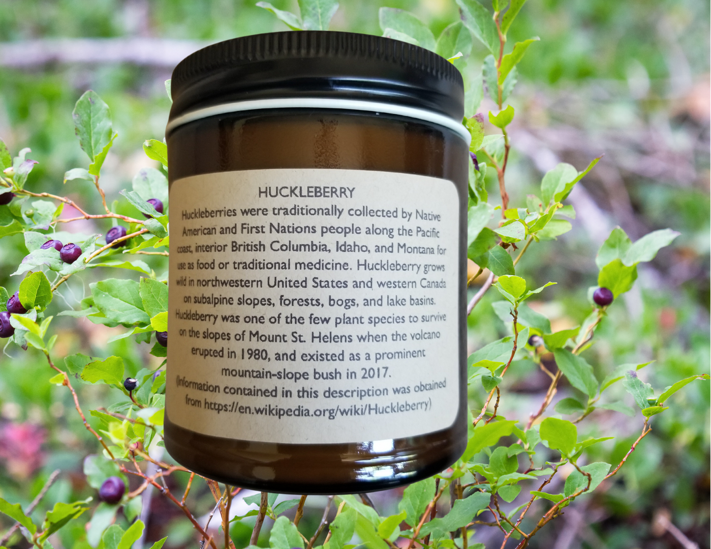 8 OZ. Fresh Huckleberry PNW Collection Soy Candle