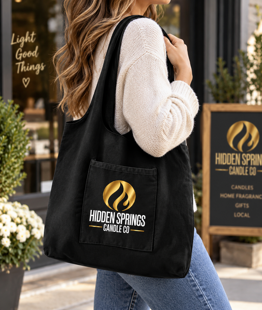 Large Capacity Zipper Shoulder Shopping Bag – Lightweight Fabric Tote