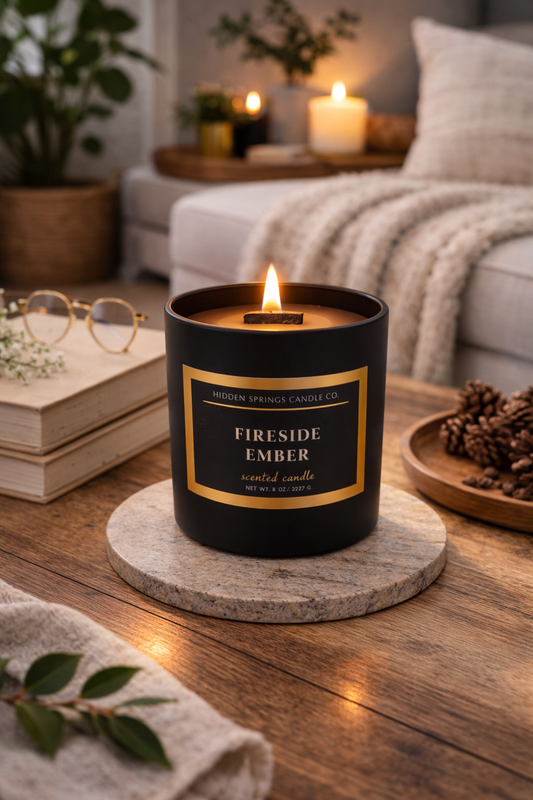 Fireside Ember Candle-Hidden Springs Candle Co
