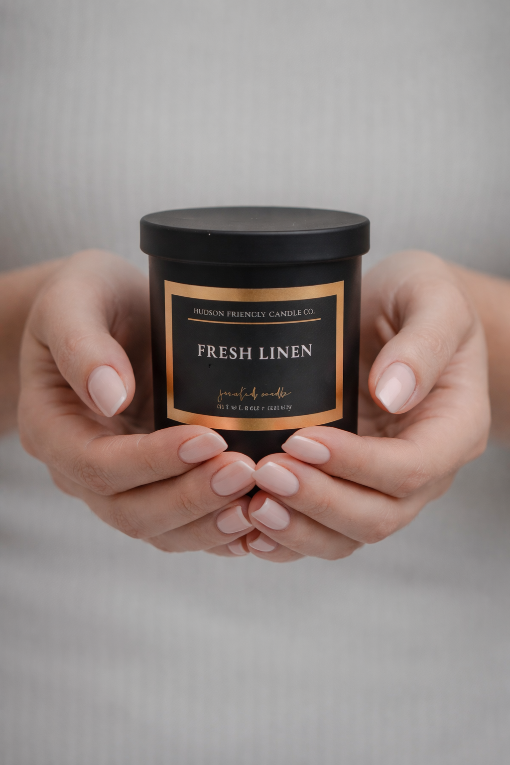 Fresh Linen Candle-Hidden Springs Candle Co