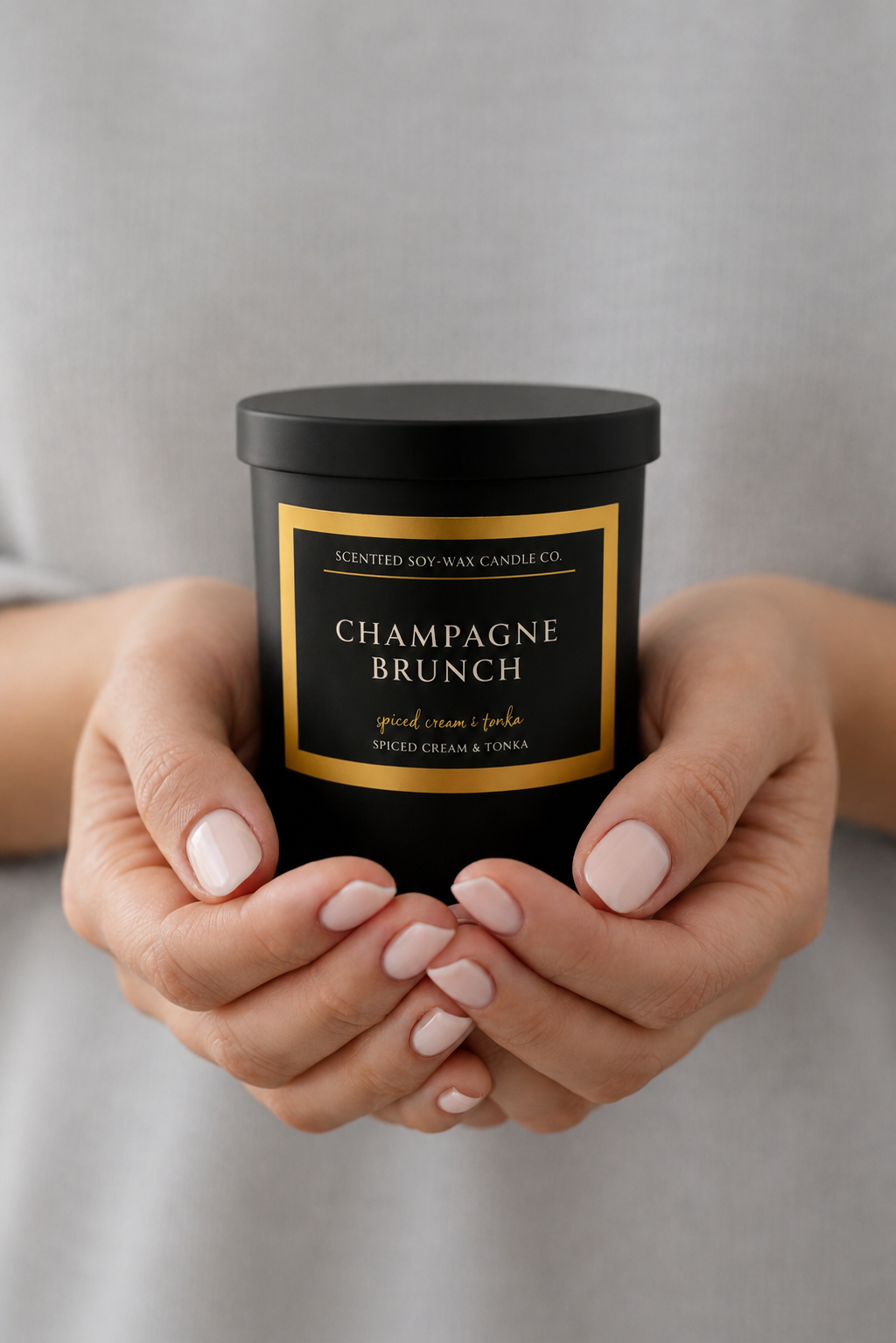 Champagne Brunch 8 oz Crackling Wood Wick Soy Candle