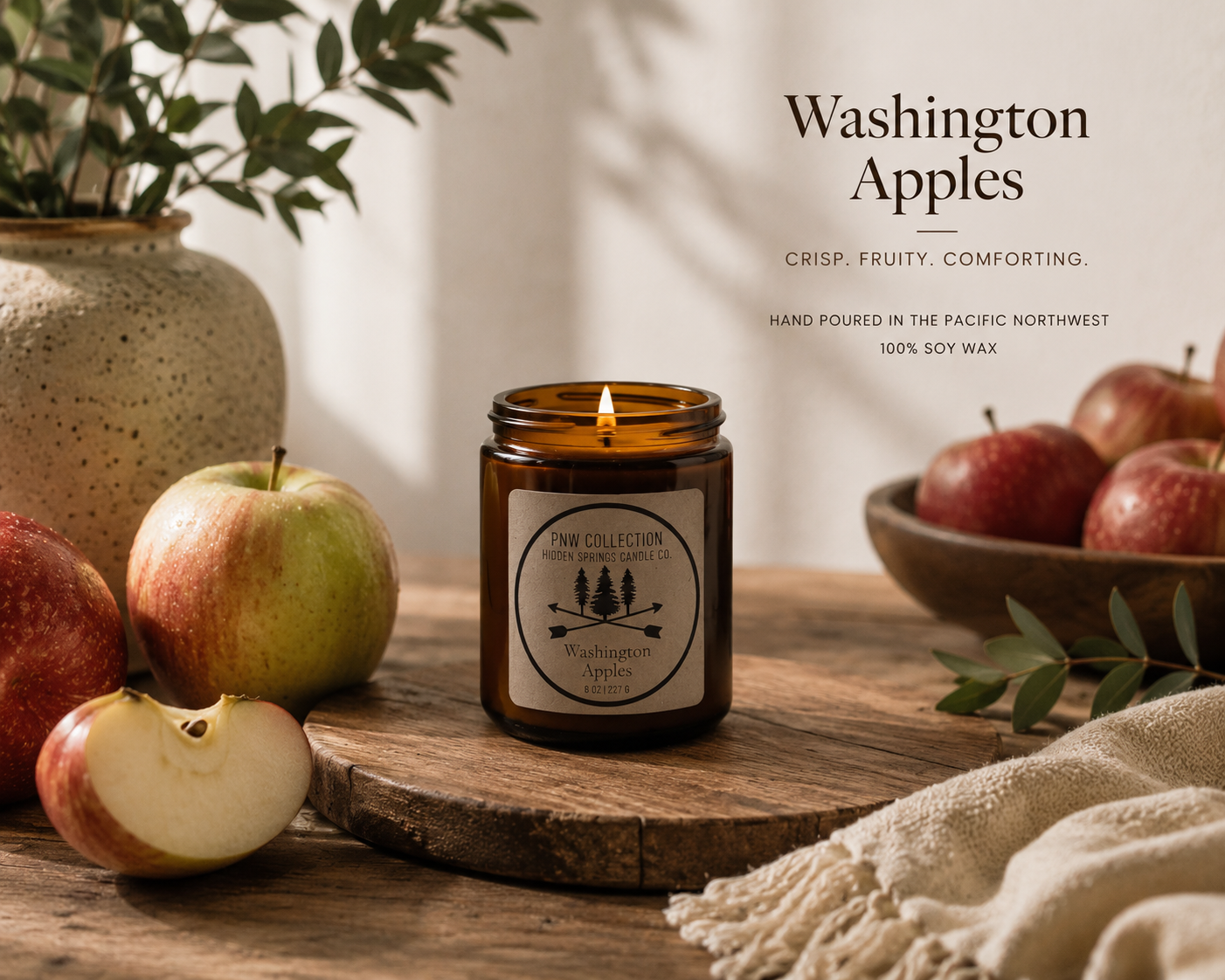 Washington Apples Candle