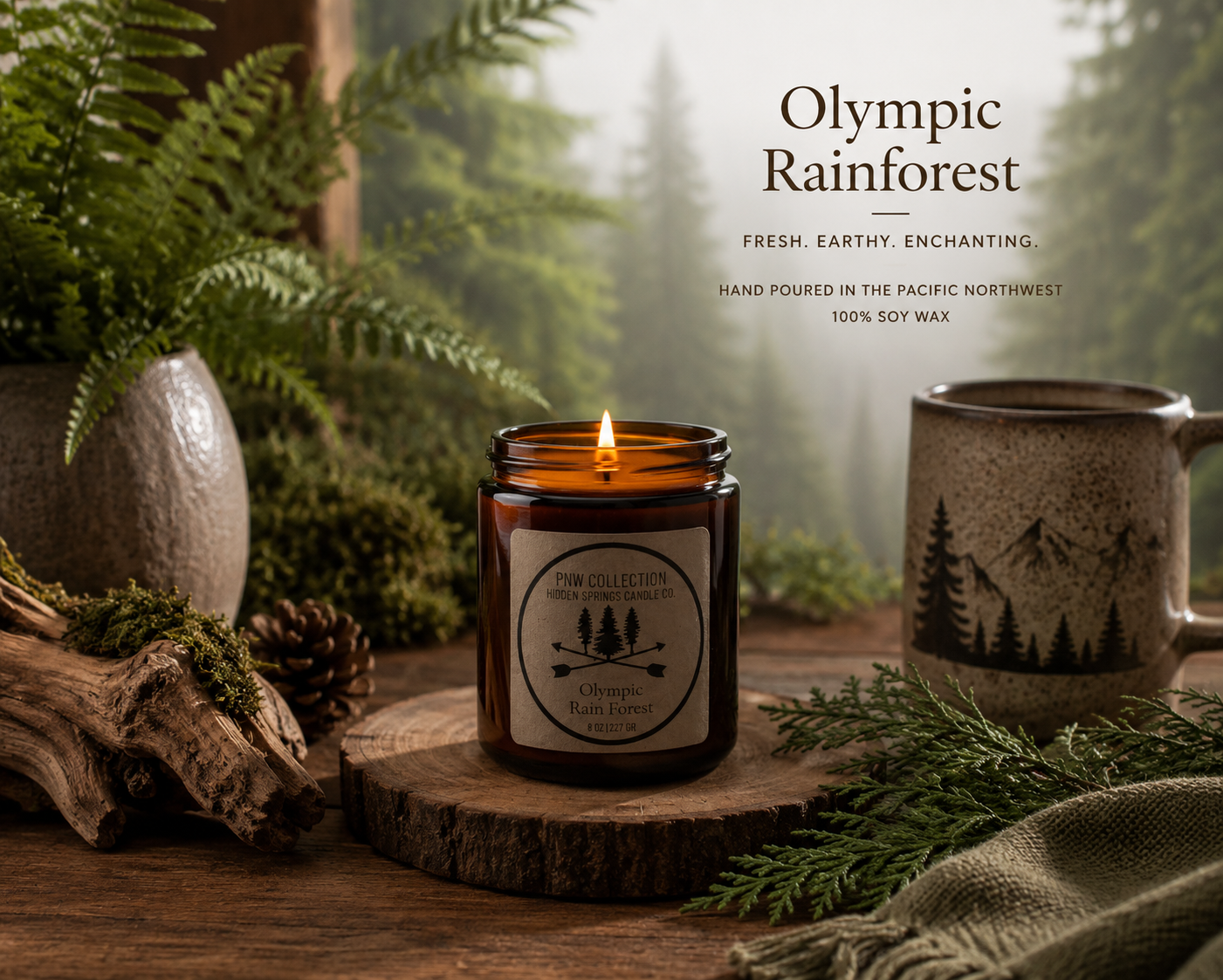 Olympic Rain Forest Candle