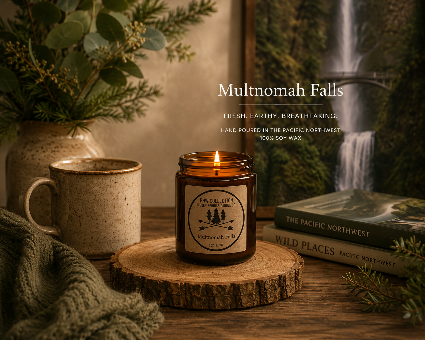 Multnomah Falls Candle