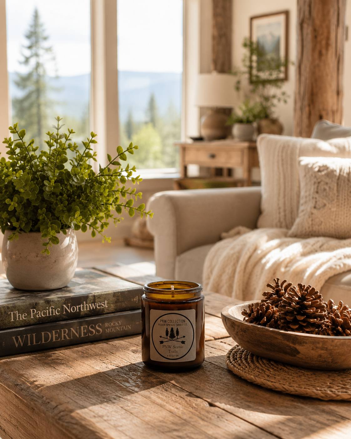 PNW Scenic Trails Candle