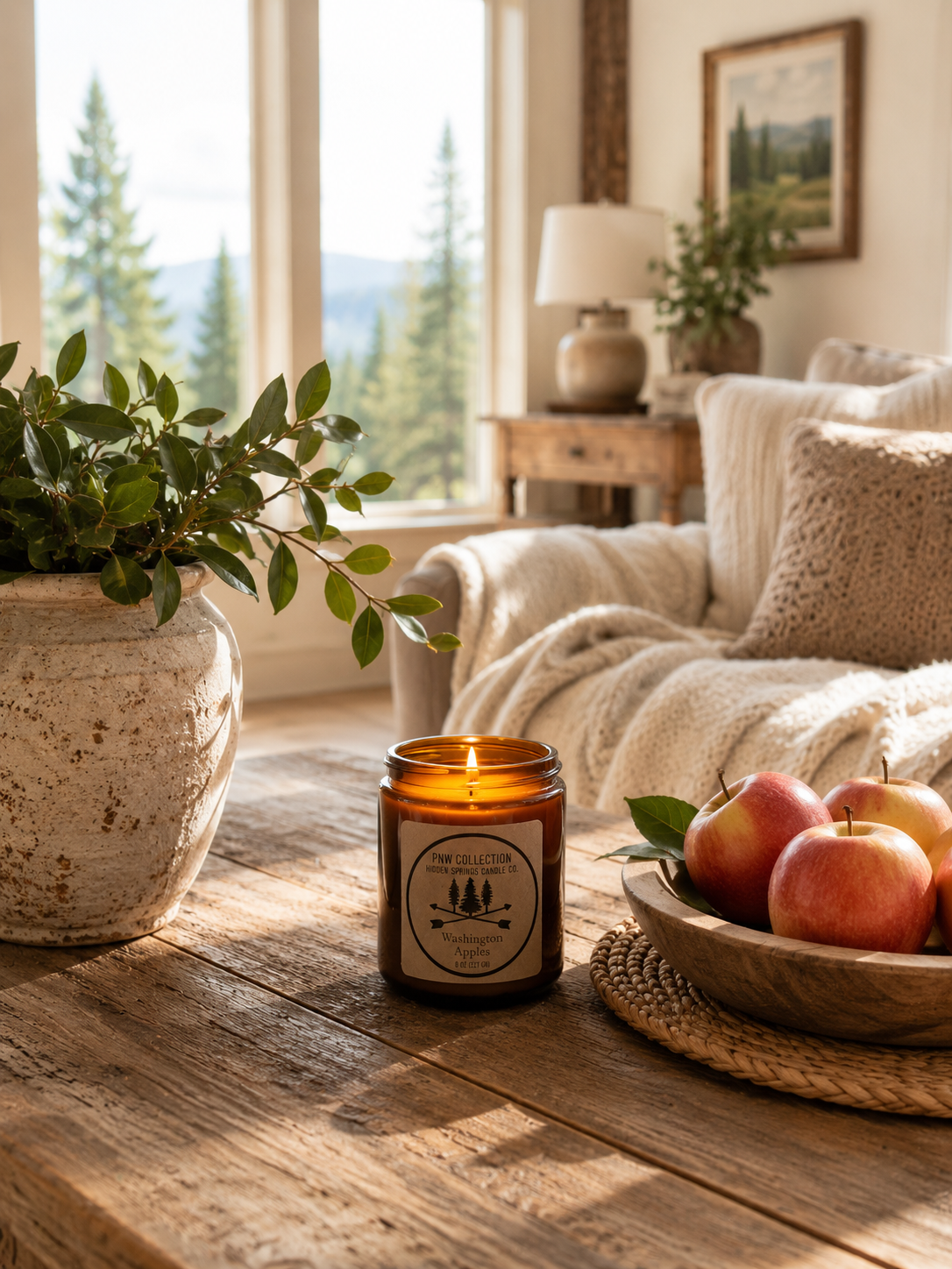 Washington Apples Candle