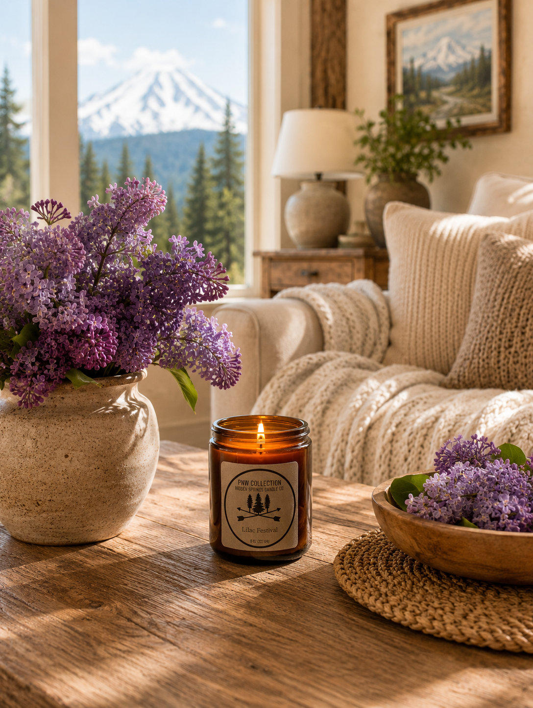 Lilac Festival Candle