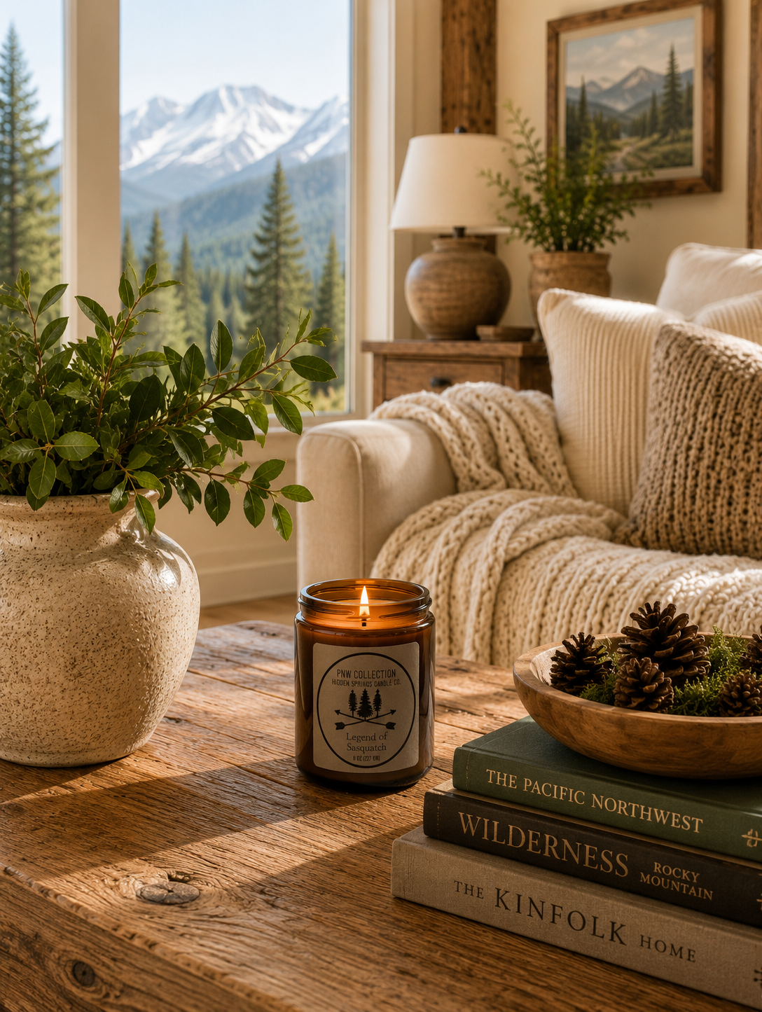 Legend Of Sasquatch Candle