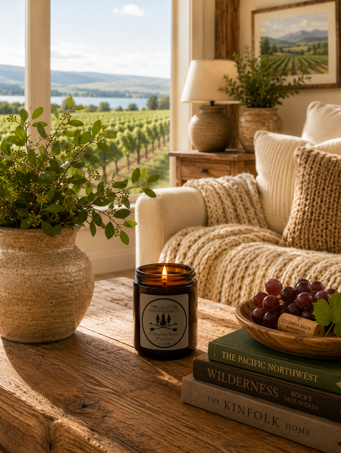 Columbia Basin Wineries Candle