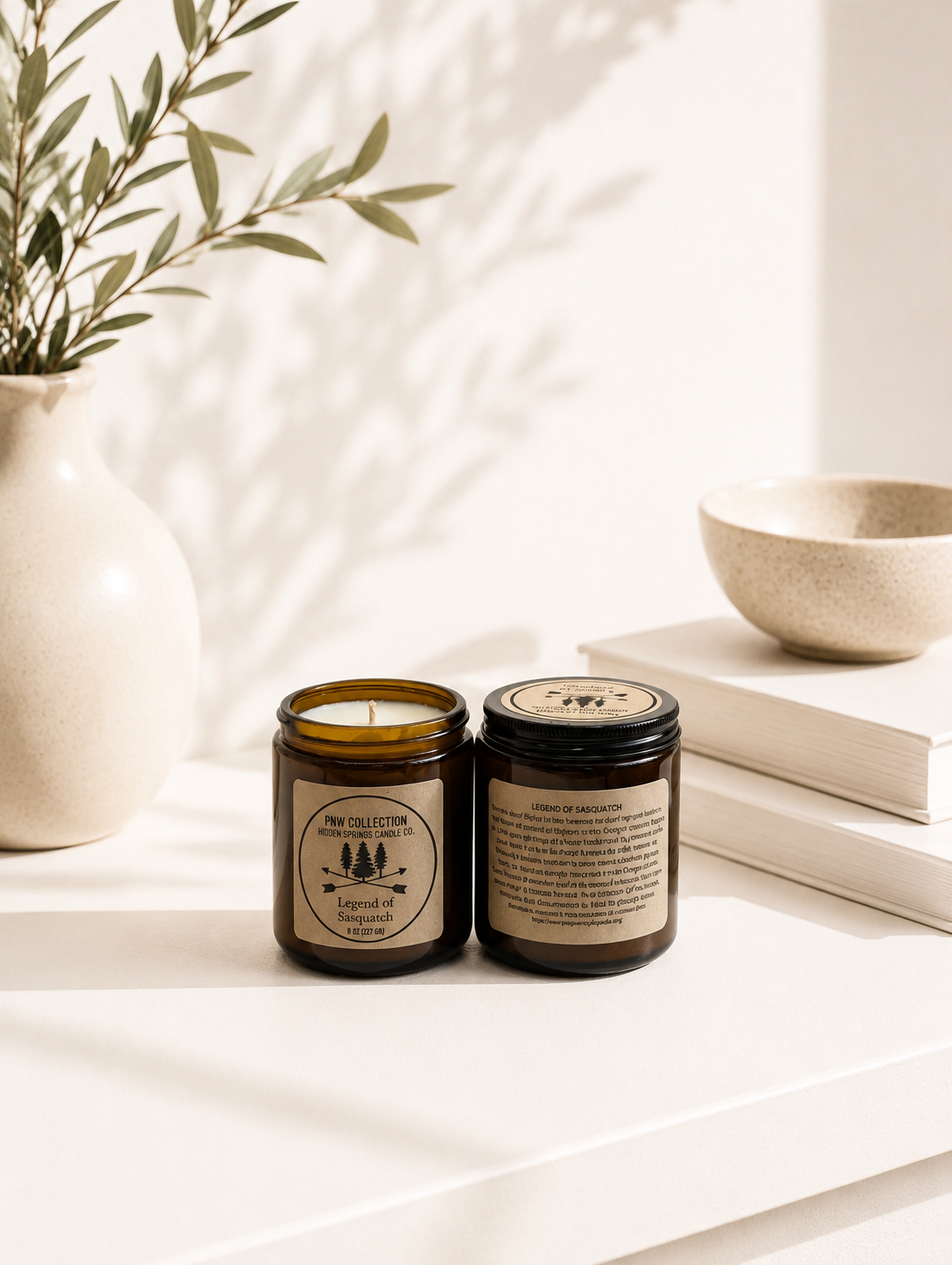 Legend Of Sasquatch Candle
