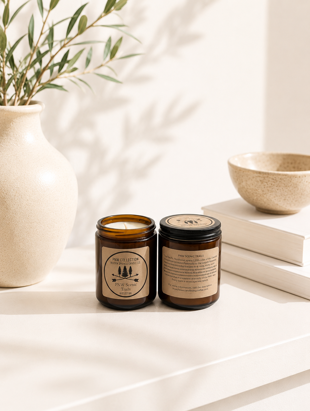PNW Scenic Trails Candle