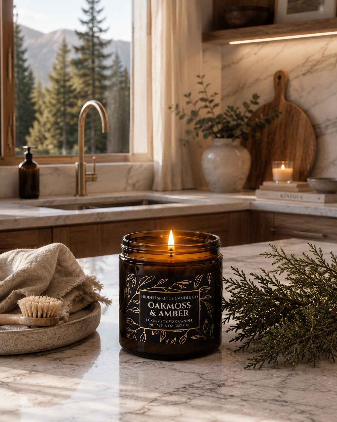 Oakmoss & Amber Candle