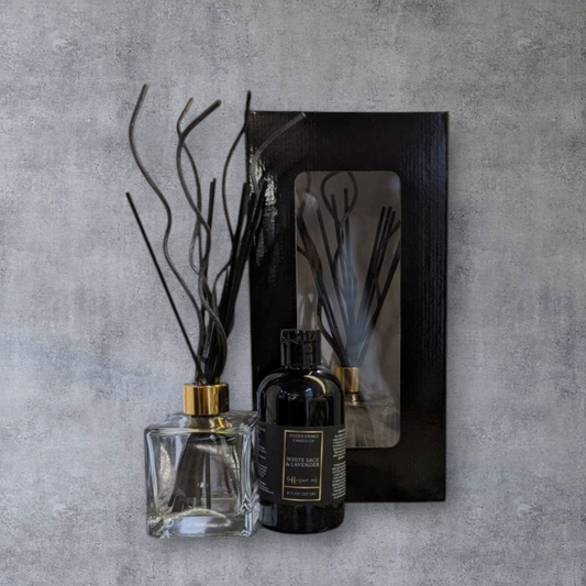 Modern Square Glass Diffuser Set