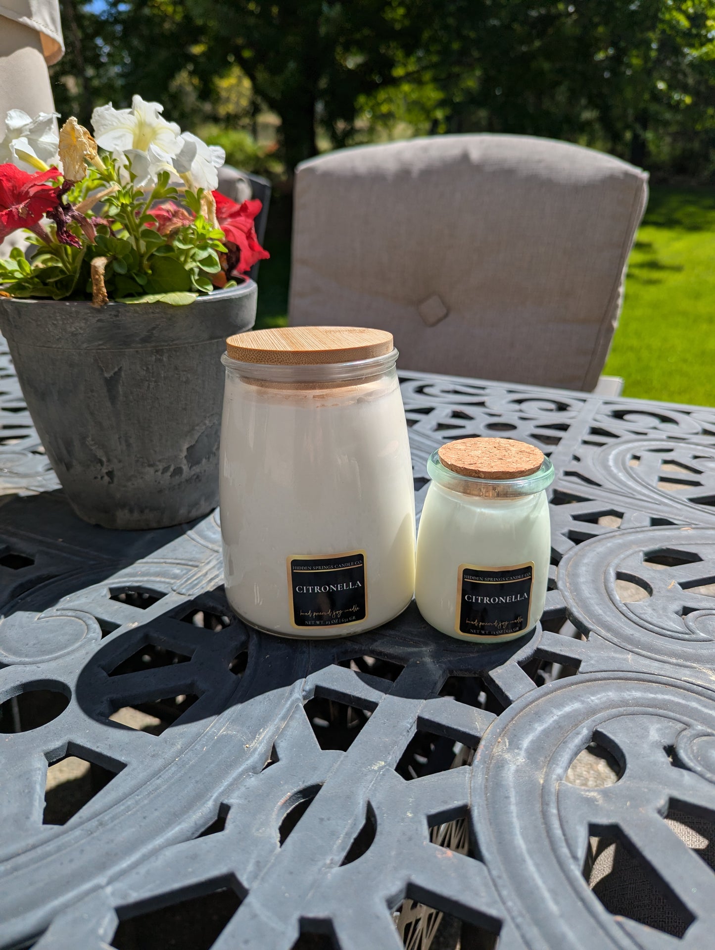 Citronella Outdoor Bug Repellent Candle