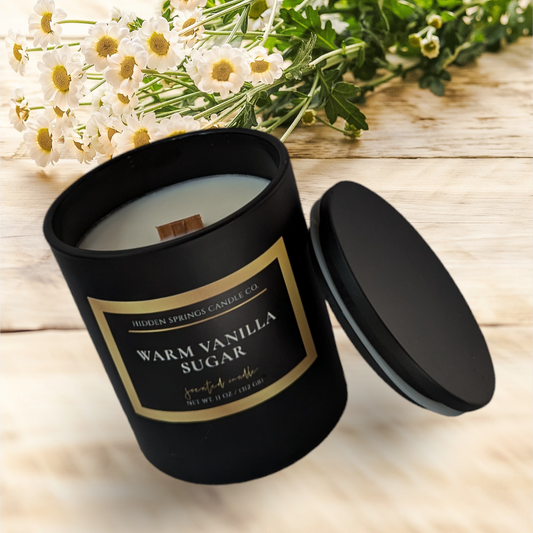 Warm Vanilla Sugar Luxury Coconut Soy Candle