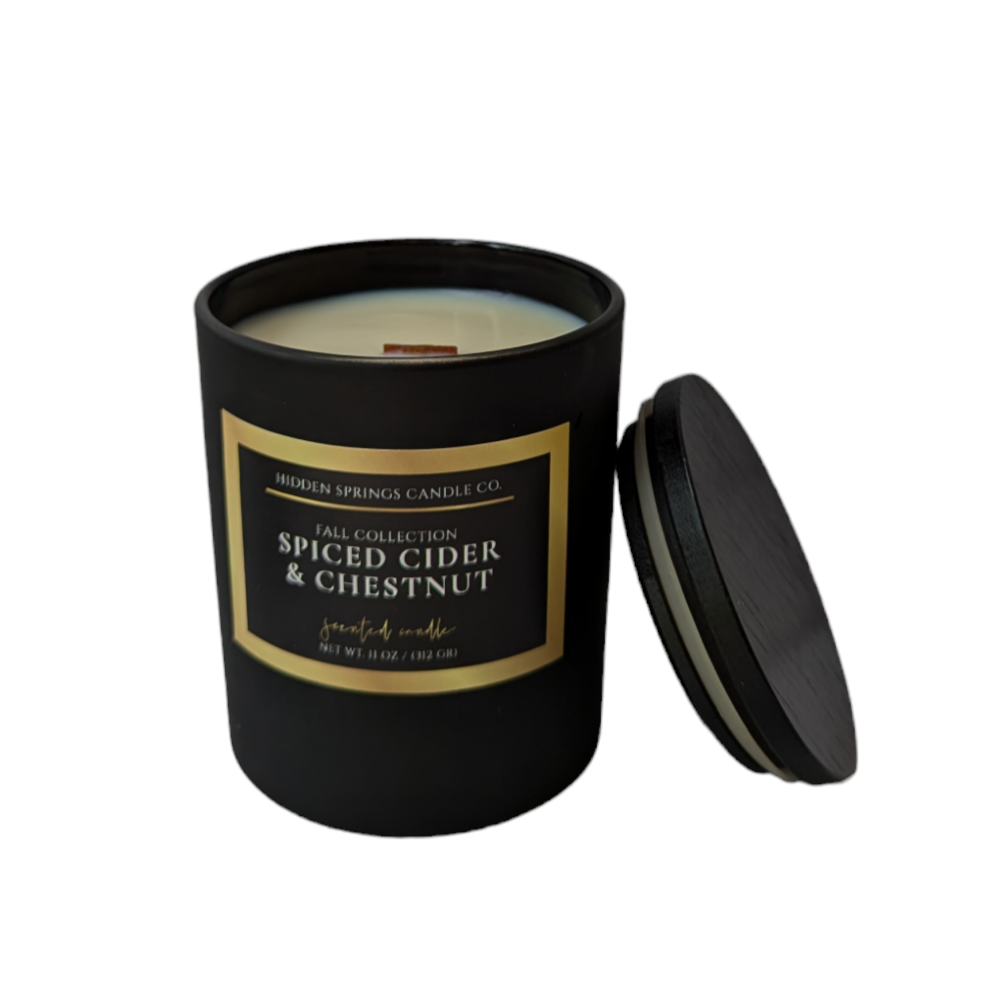 Fall Harvest Spiced Cider & Chestnut Luxury Coconut Soy Candle