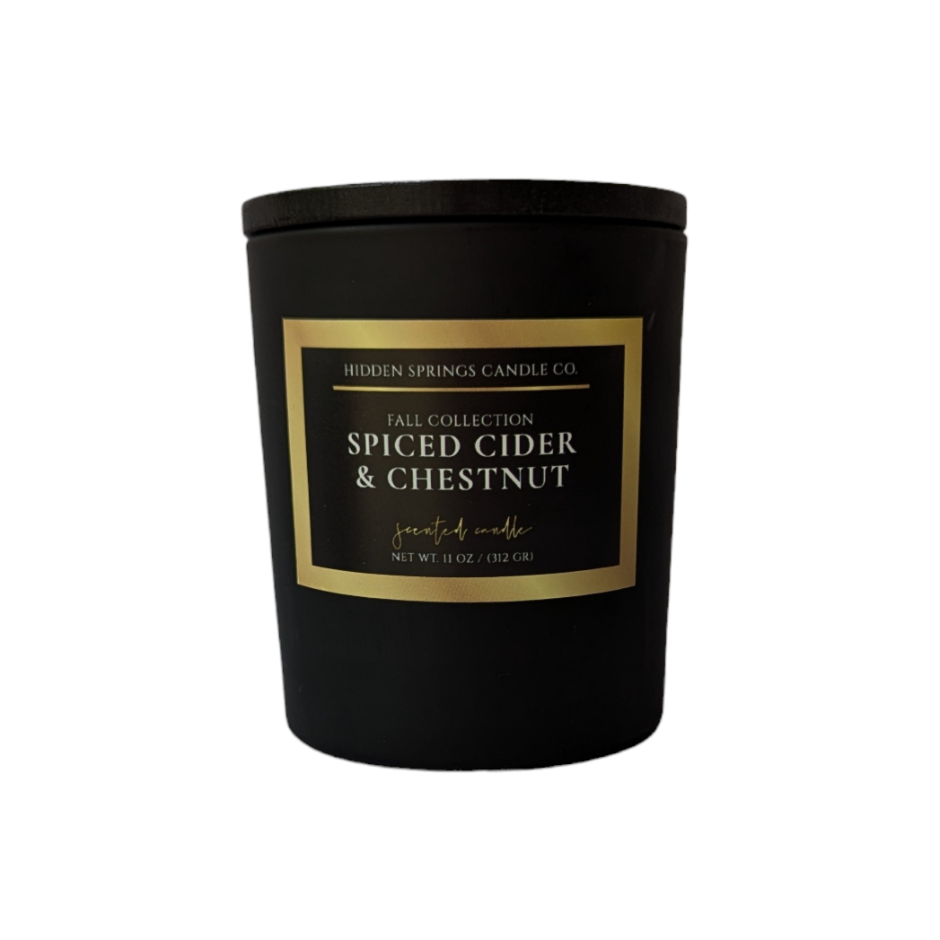 Fall Harvest Spiced Cider & Chestnut Luxury Coconut Soy Candle