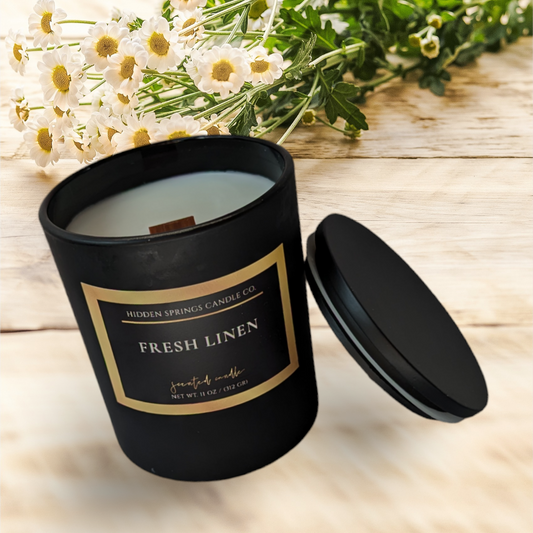 Fresh Linen Luxury Coconut Soy Candle