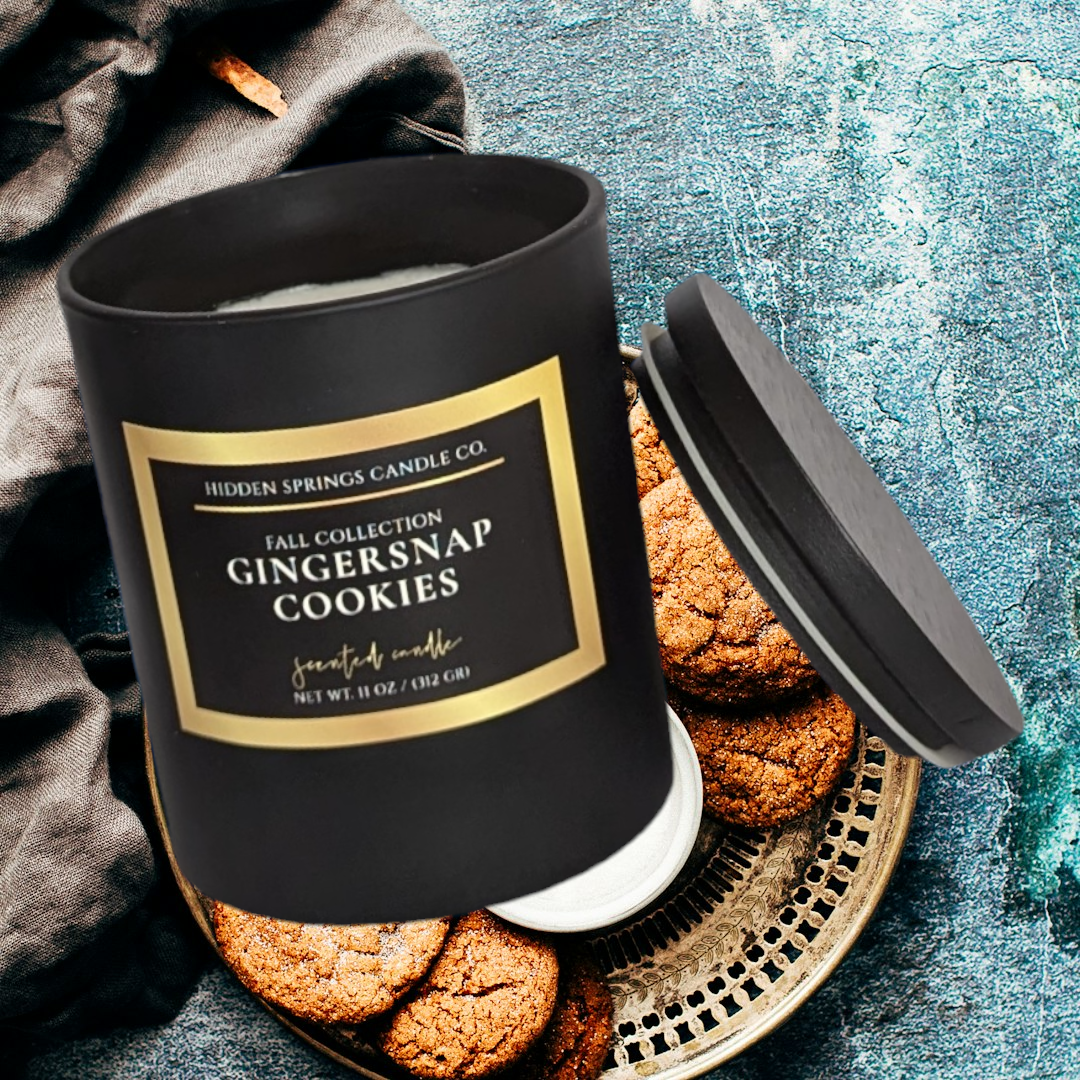 Fall Harvest Gingersnap Cookie Luxury Coconut Soy Candle