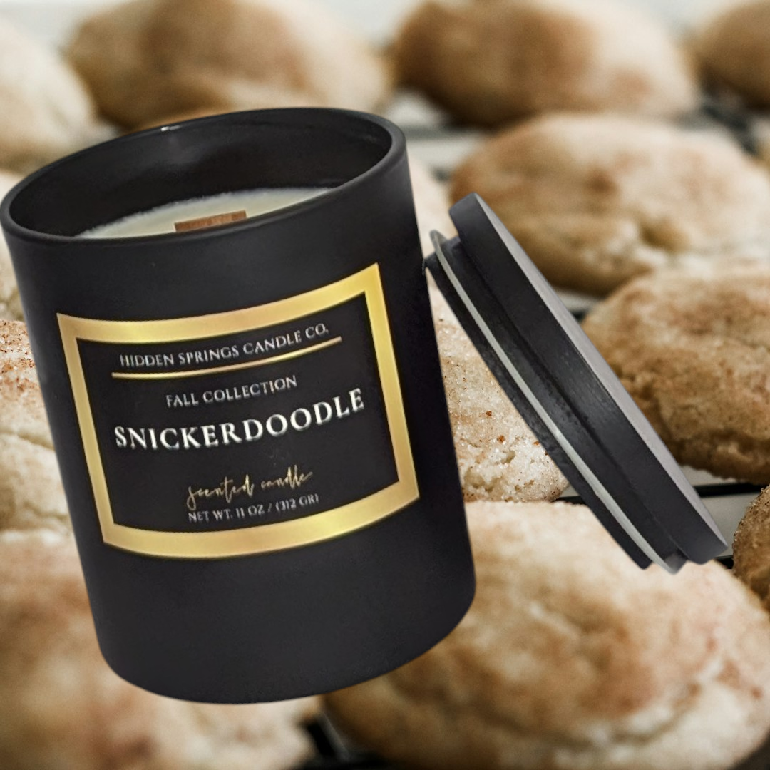 Fall Harvest Snickerdoodle Luxury Coconut Soy Candle-Hidden Springs Candle Co