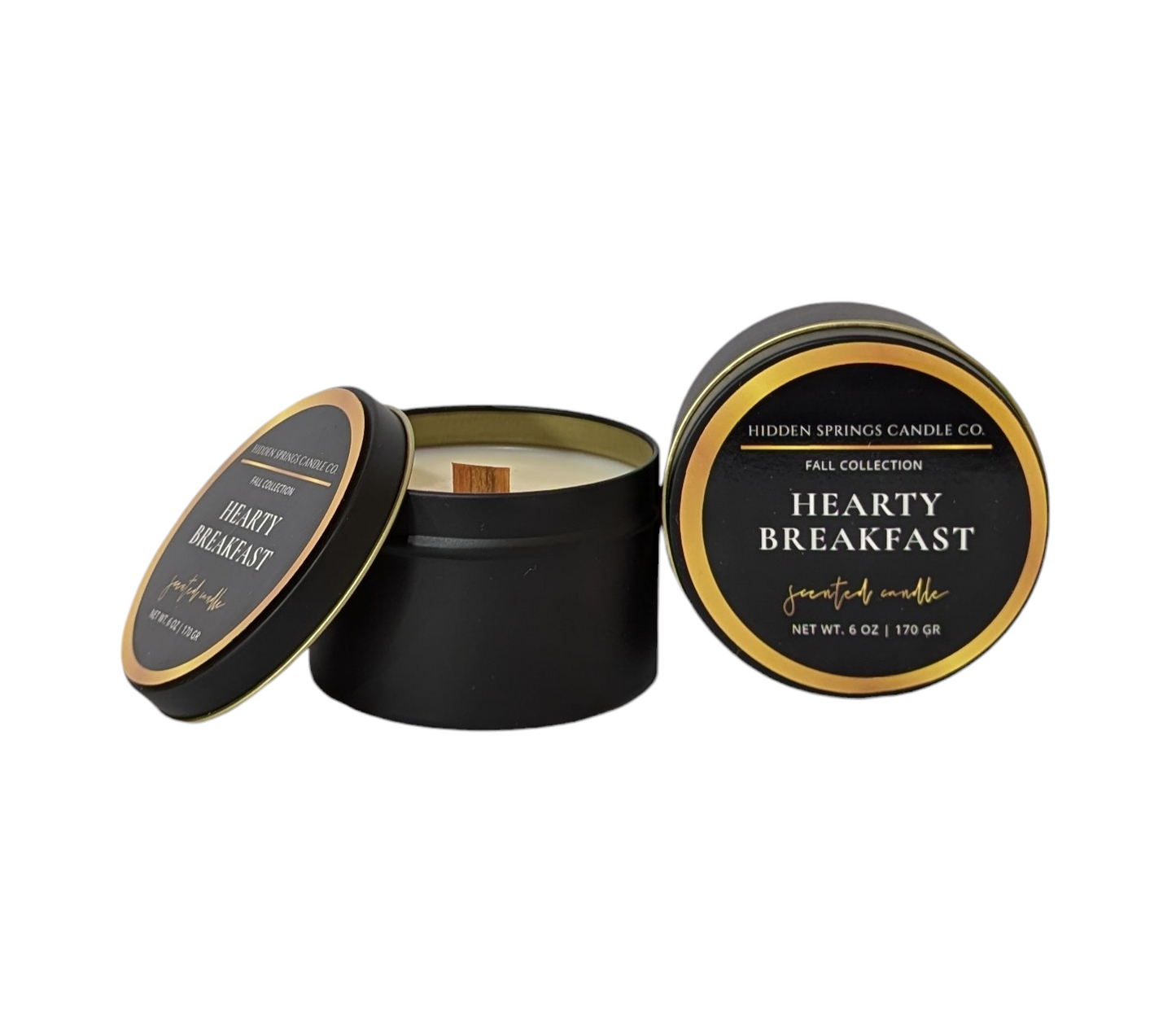 Fall Harvest Hearty Breakfast Luxury Coconut Soy Candle