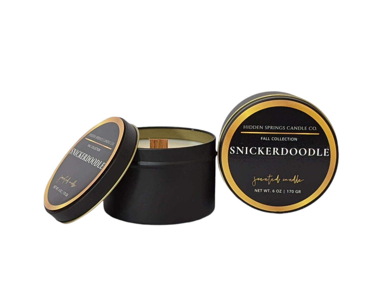 Fall Harvest Snickerdoodle Luxury Coconut Soy Candle-Hidden Springs Candle Co