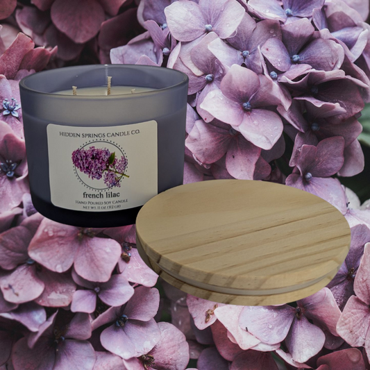 French Lilac 3-Wick Soy Candle