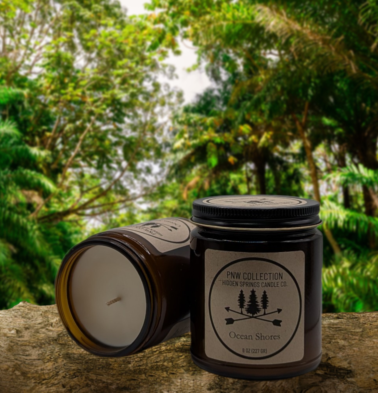 Ocean Shores Candle-Hidden Springs Candle Co