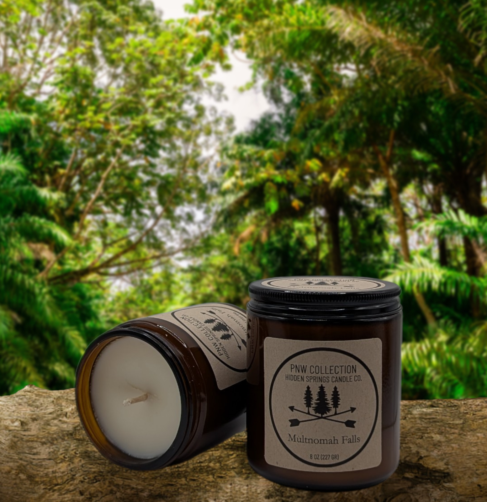 Multnomah Falls Candle-Hidden Springs Candle Co