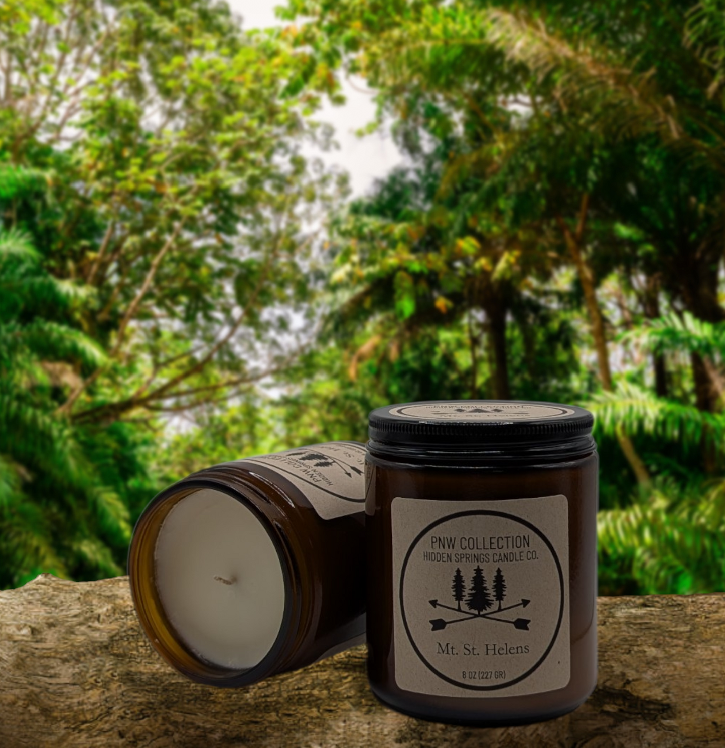 Mount St Helens Candle-Hidden Springs Candle Co