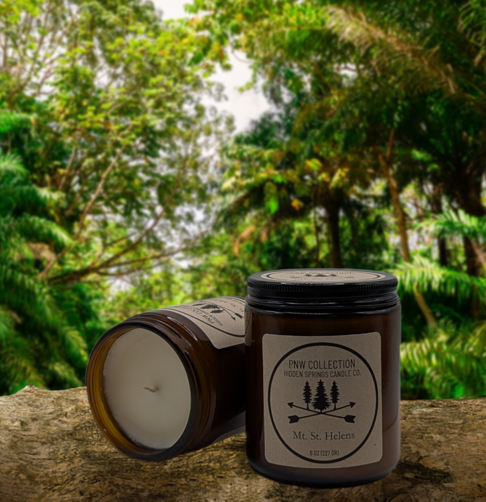 Mount St Helens Candle-Hidden Springs Candle Co