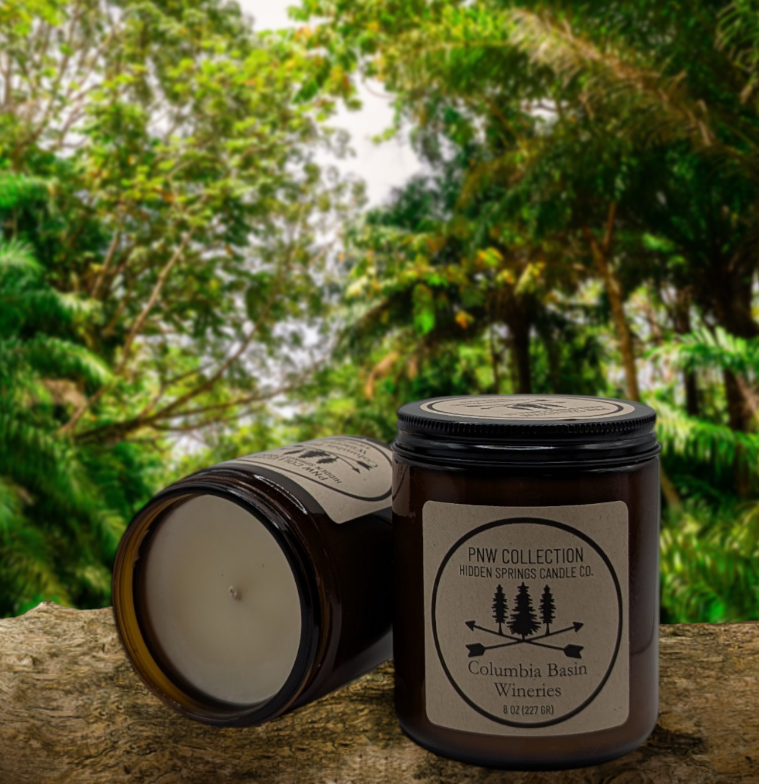 Columbia Basin Wineries Candle-Hidden Springs Candle Co