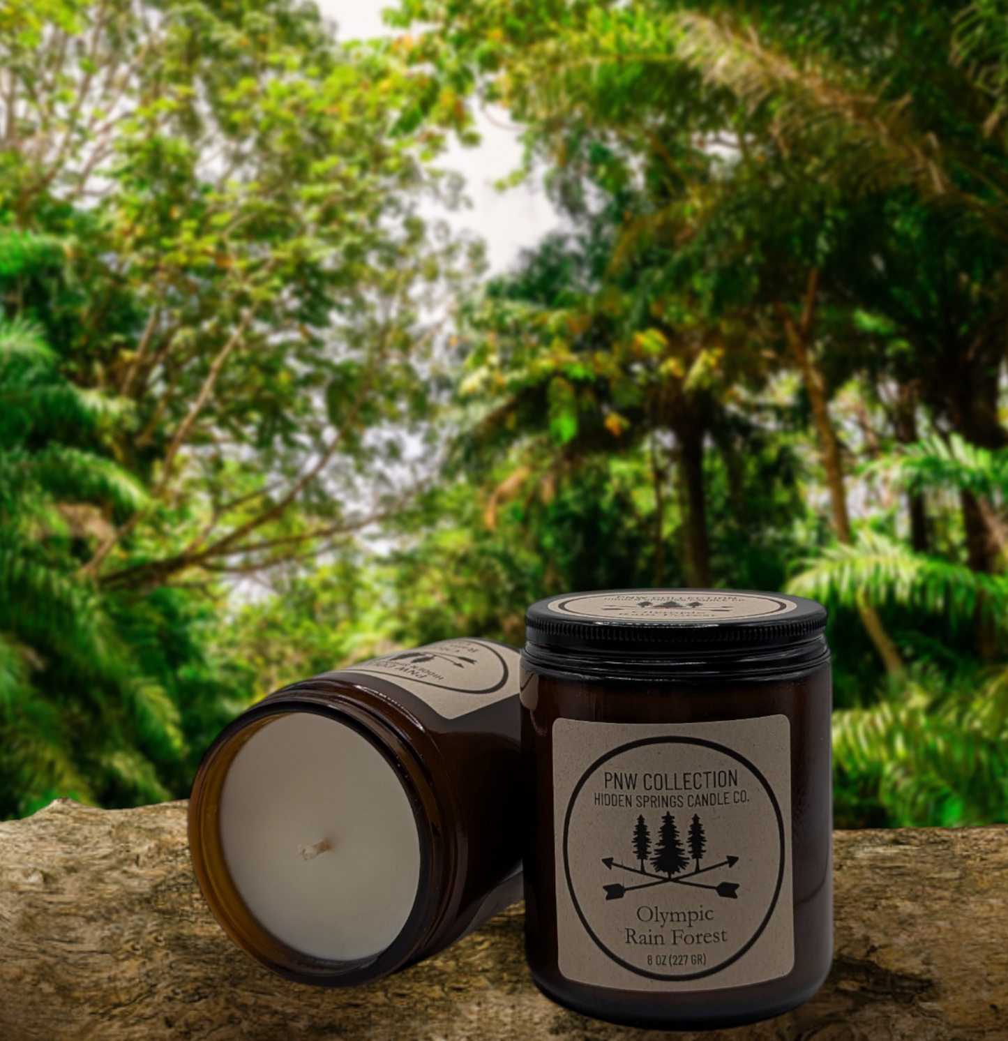 Olympic Rain Forest Candle-Hidden Springs Candle Co