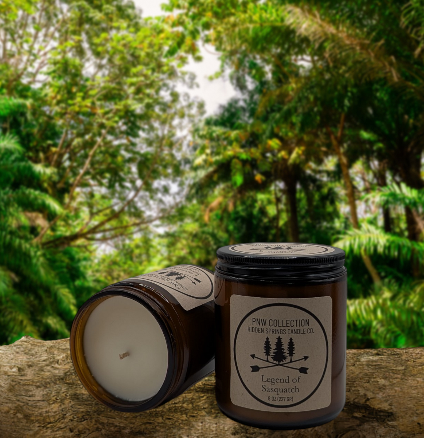 Legend Of Sasquatch Candle-Hidden Springs Candle Co