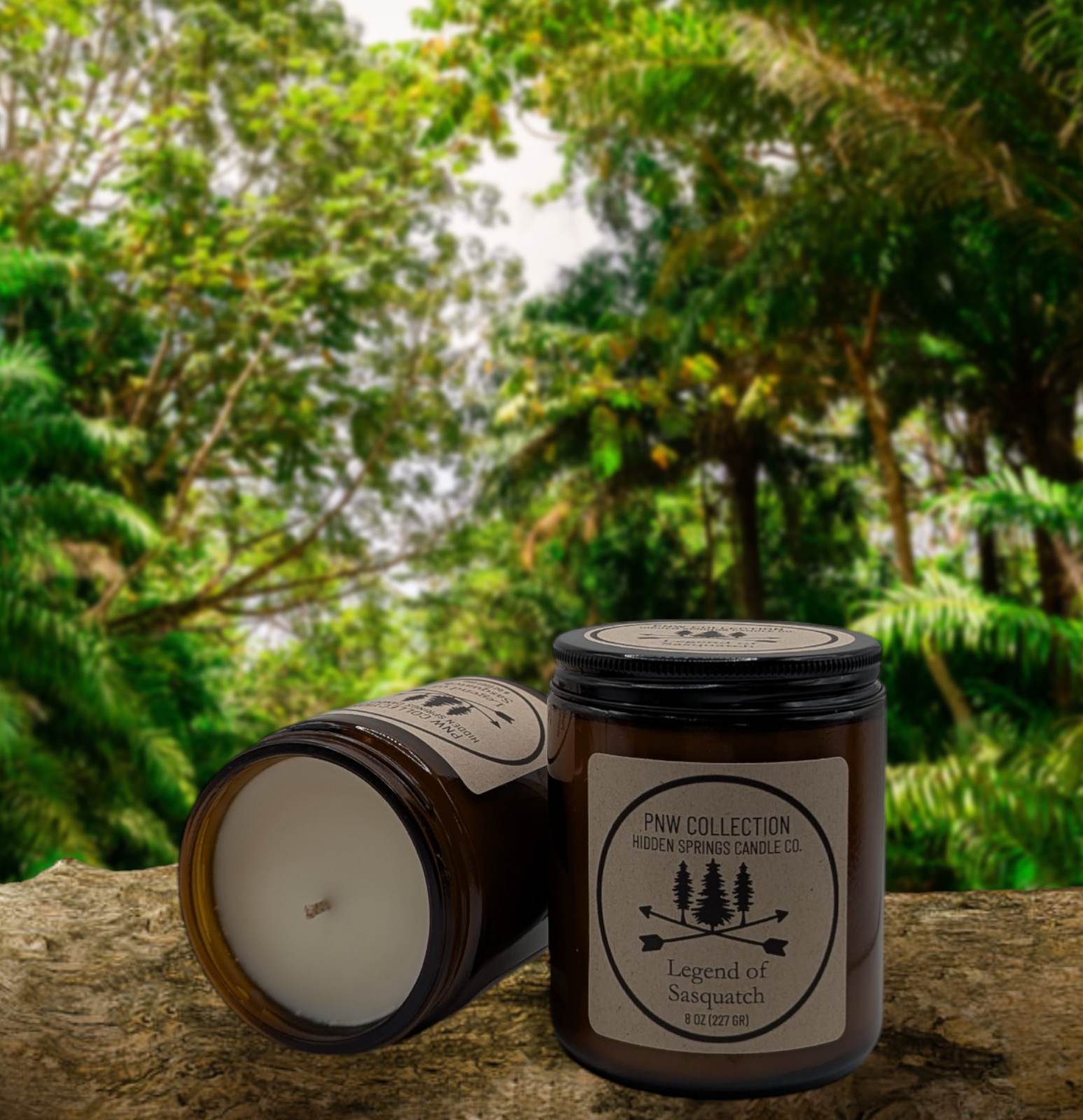 Legend Of Sasquatch Candle-Hidden Springs Candle Co