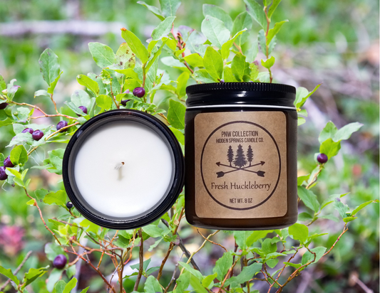 8 OZ. Fresh Huckleberry PNW Collection Soy Candle