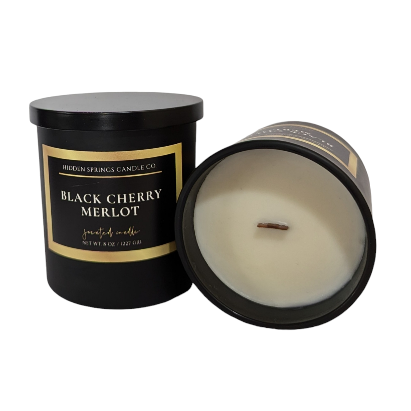 Black Cherry Merlot Luxury Coconut Soy Candle