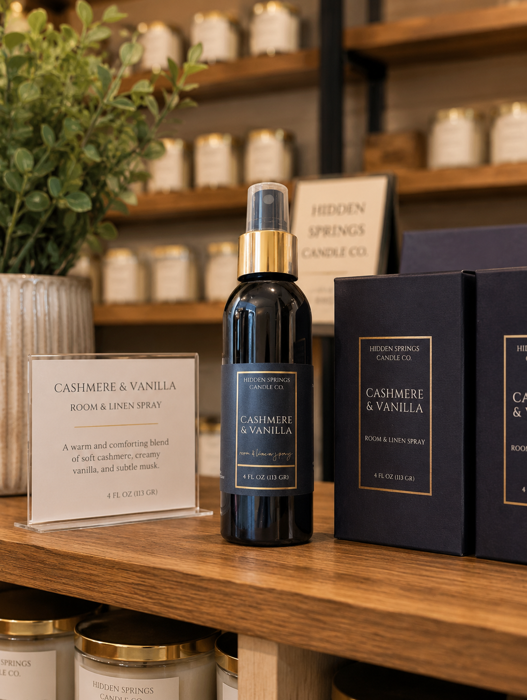 Cashmere & Vanilla Fine Mist Room & Linen Spray