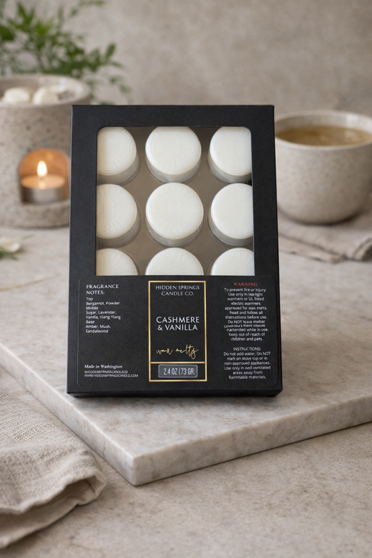 Cashmere Plum Wax Melts-Hidden Springs Candle Co