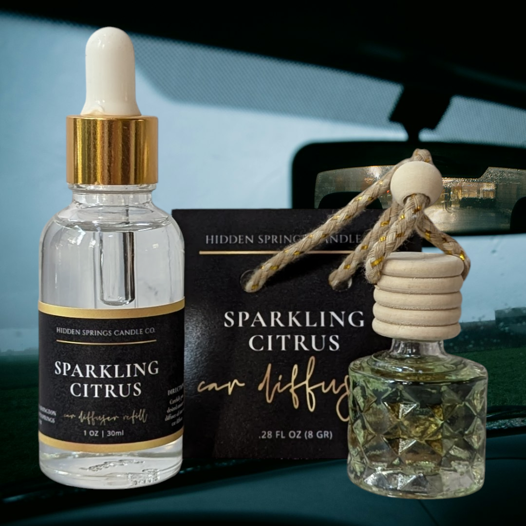 Sparkling Citrus Car Diffuser With Refill