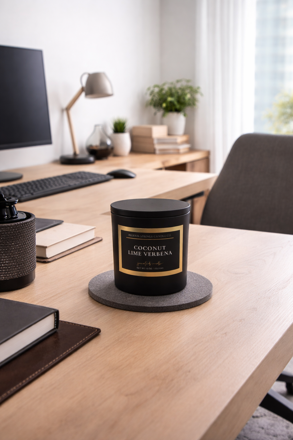 Coconut Lime Verbena Candle-Hidden Springs Candle Co