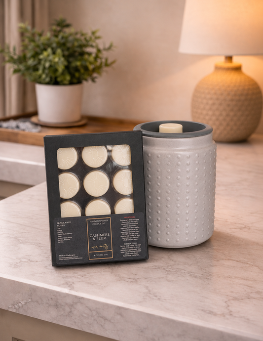 Cashmere Plum Luxury Wax Melts | Hand-Poured Coconut Soy Wax Melts