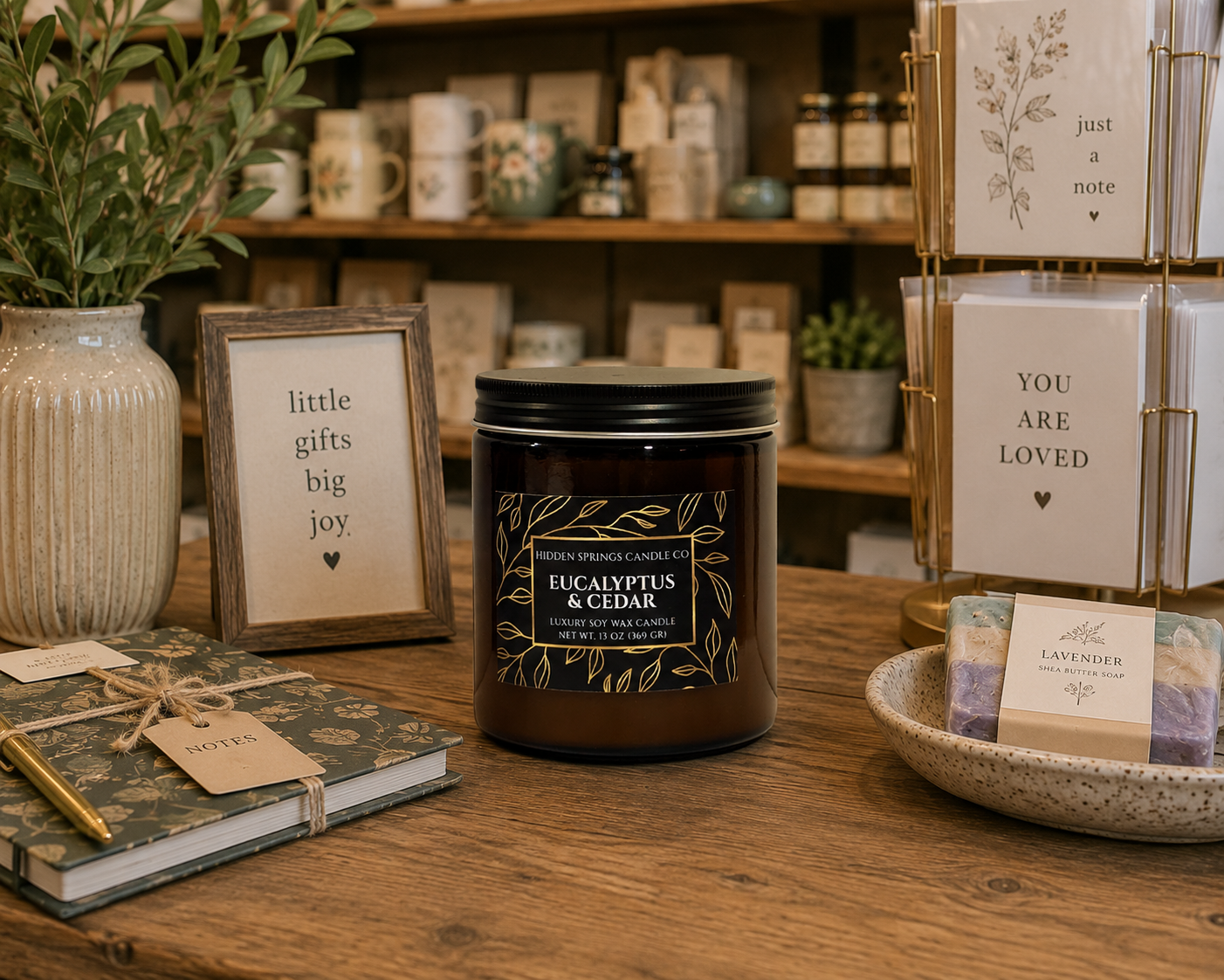 Eucalyptus & Cedar Candle
