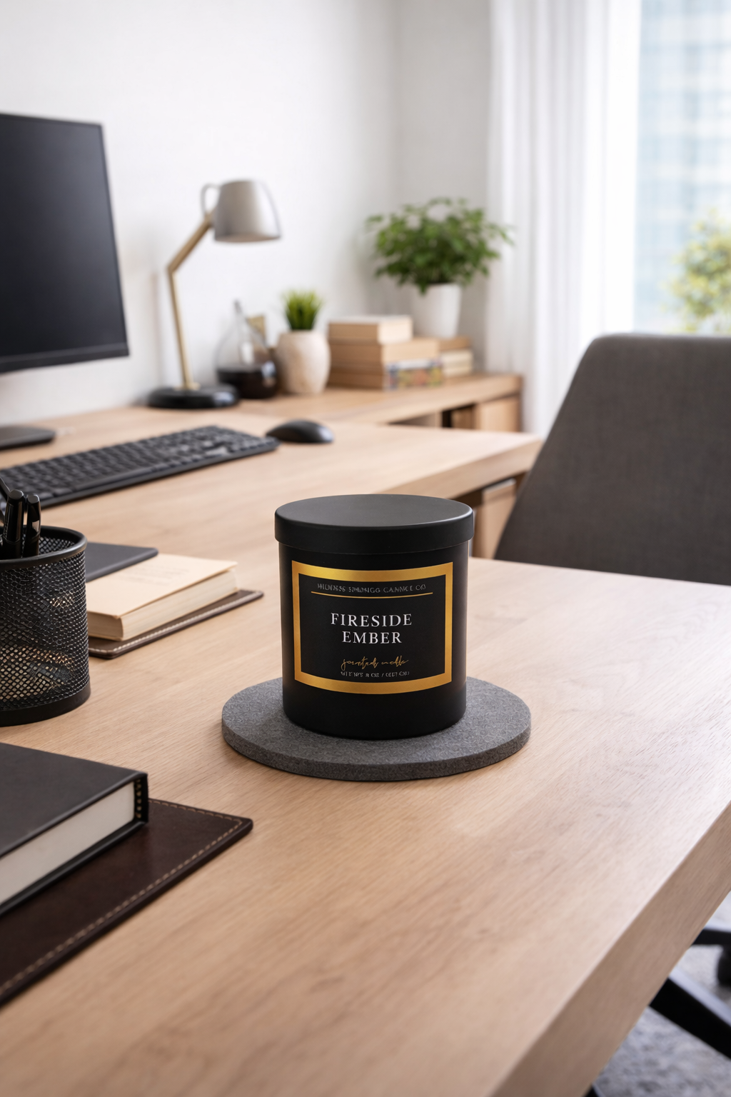 Fireside Ember Candle-Hidden Springs Candle Co